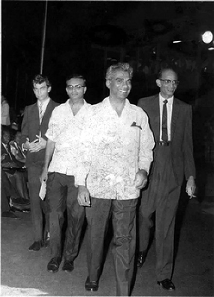 CJ with Dr. Jacob and Ranji Chandisingh - 1966