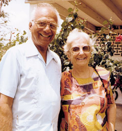Cheddi & Janet at home 1992 
